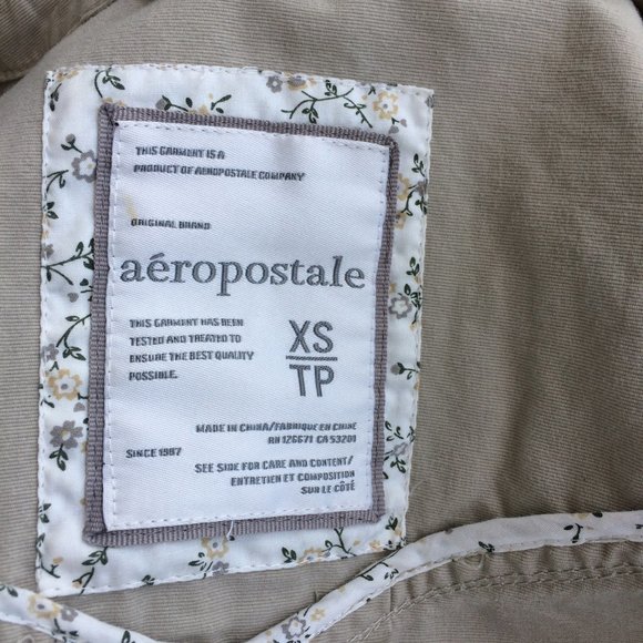 SOLD - Aeropostale - Short Trench Coat - XS - Picture 4 of 5